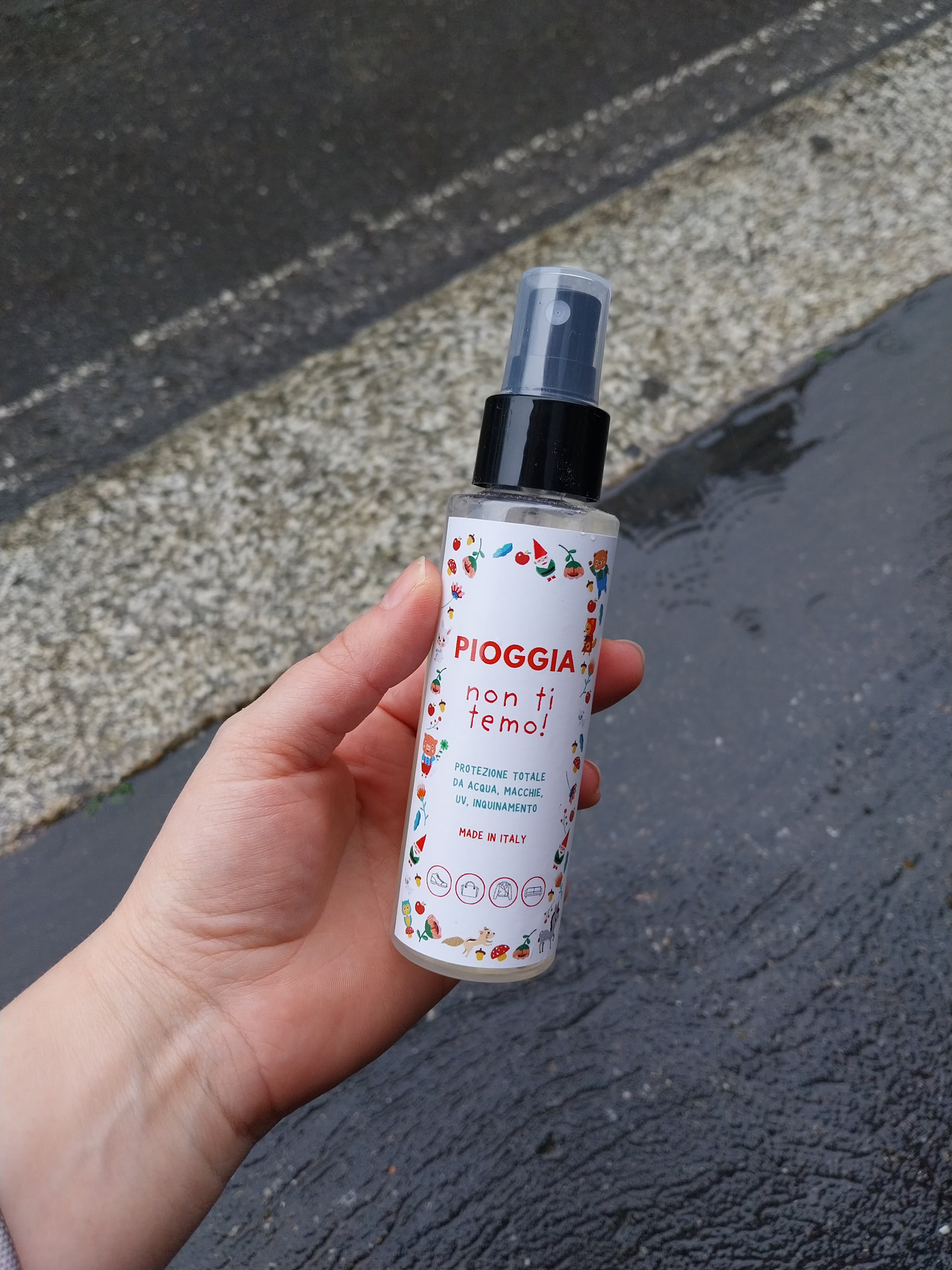 Spray impermeabilizzante Pioggia non ti temo