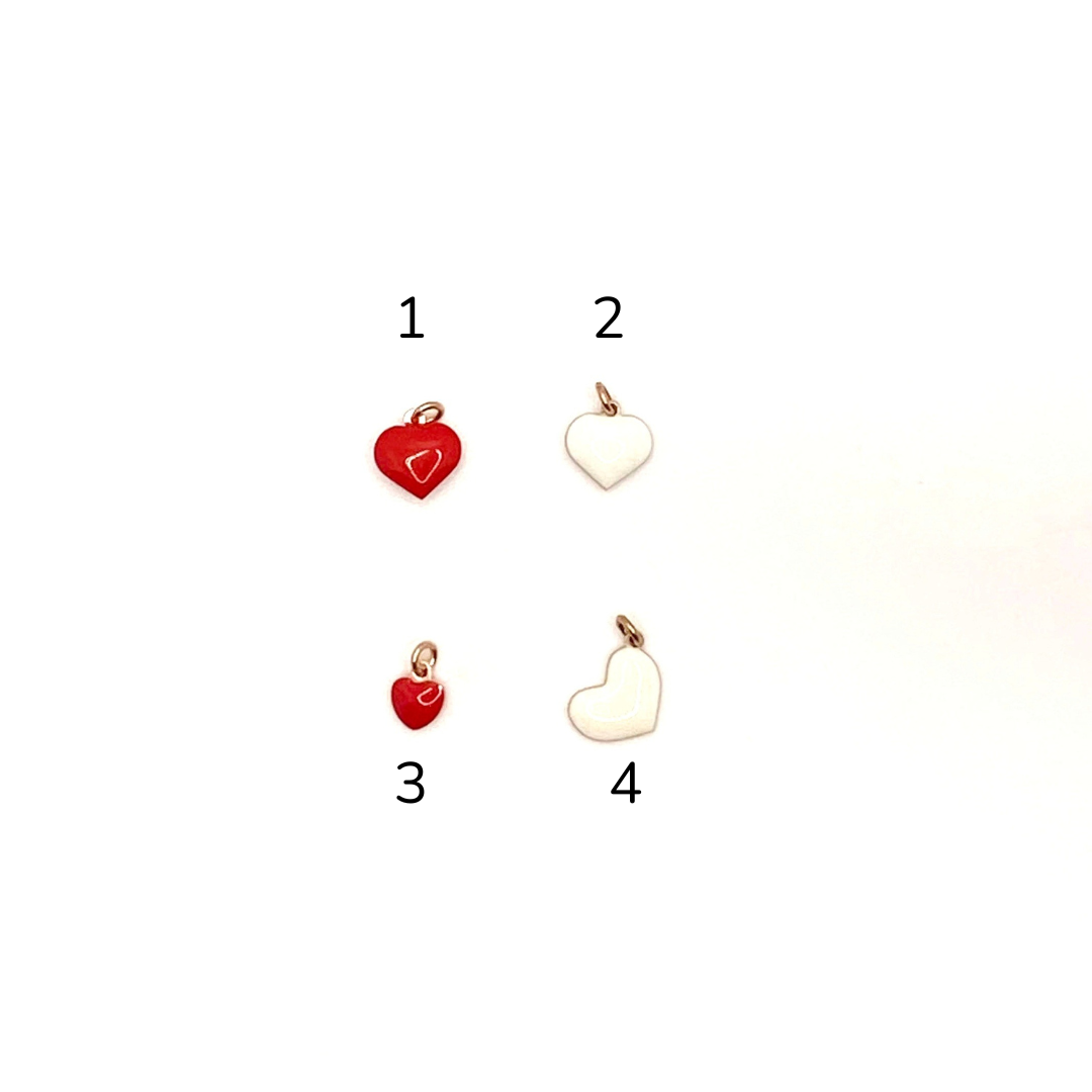 Collana love cordino cerato + ciondolo smaltato - Personalizzabile