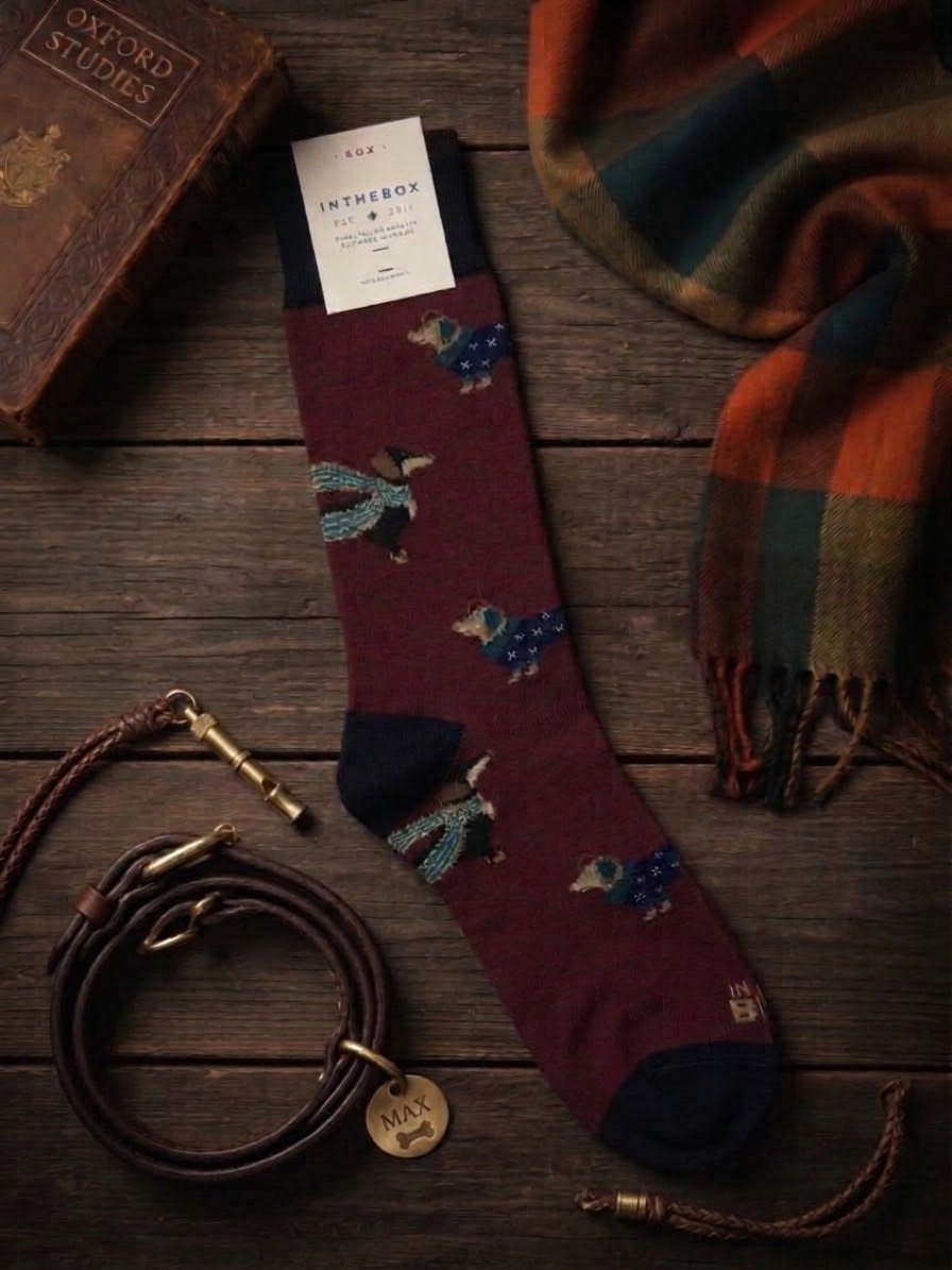 Calze corte Bassotto Bordeaux