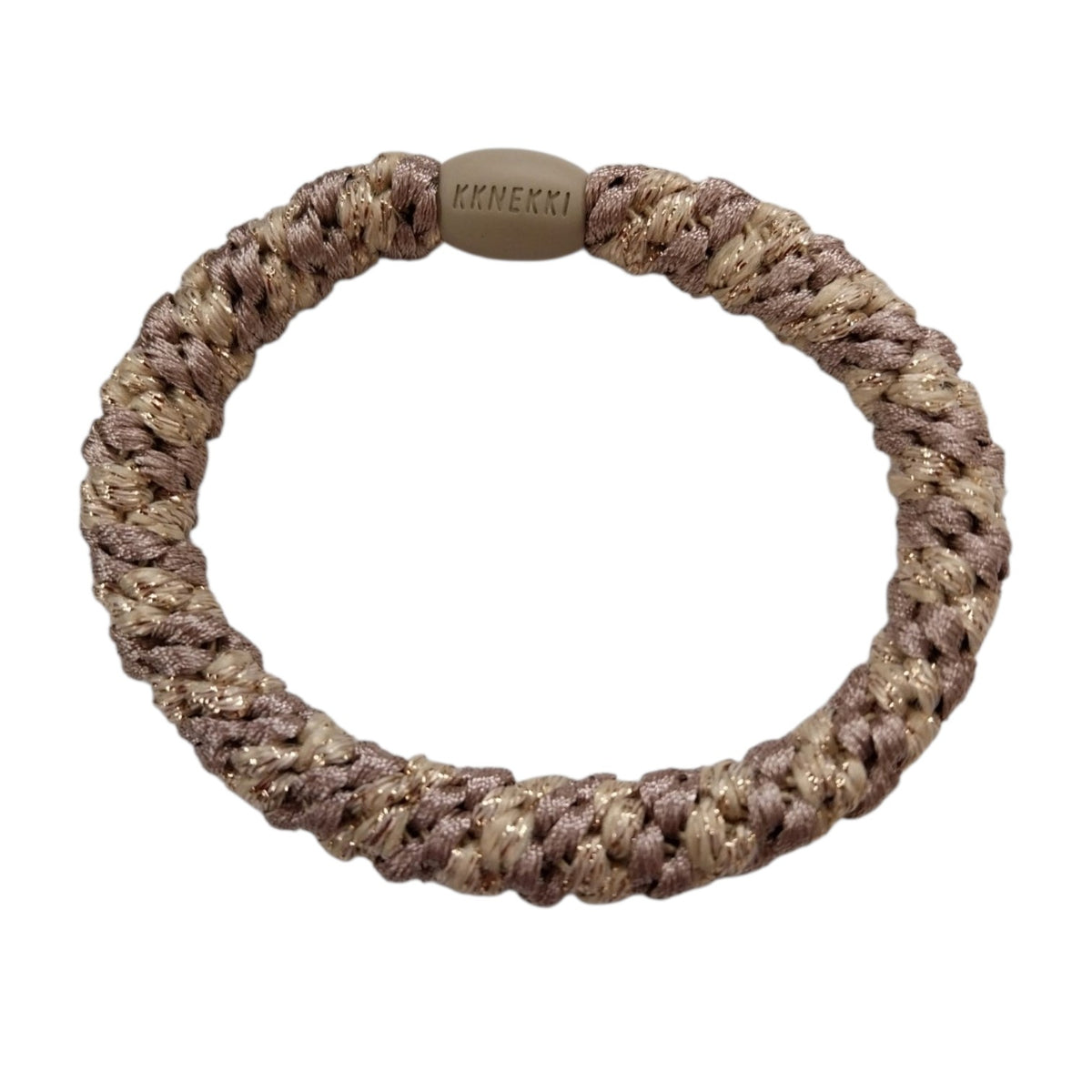 Knekki Elastico per capelli Mix Glitter Beige e gold