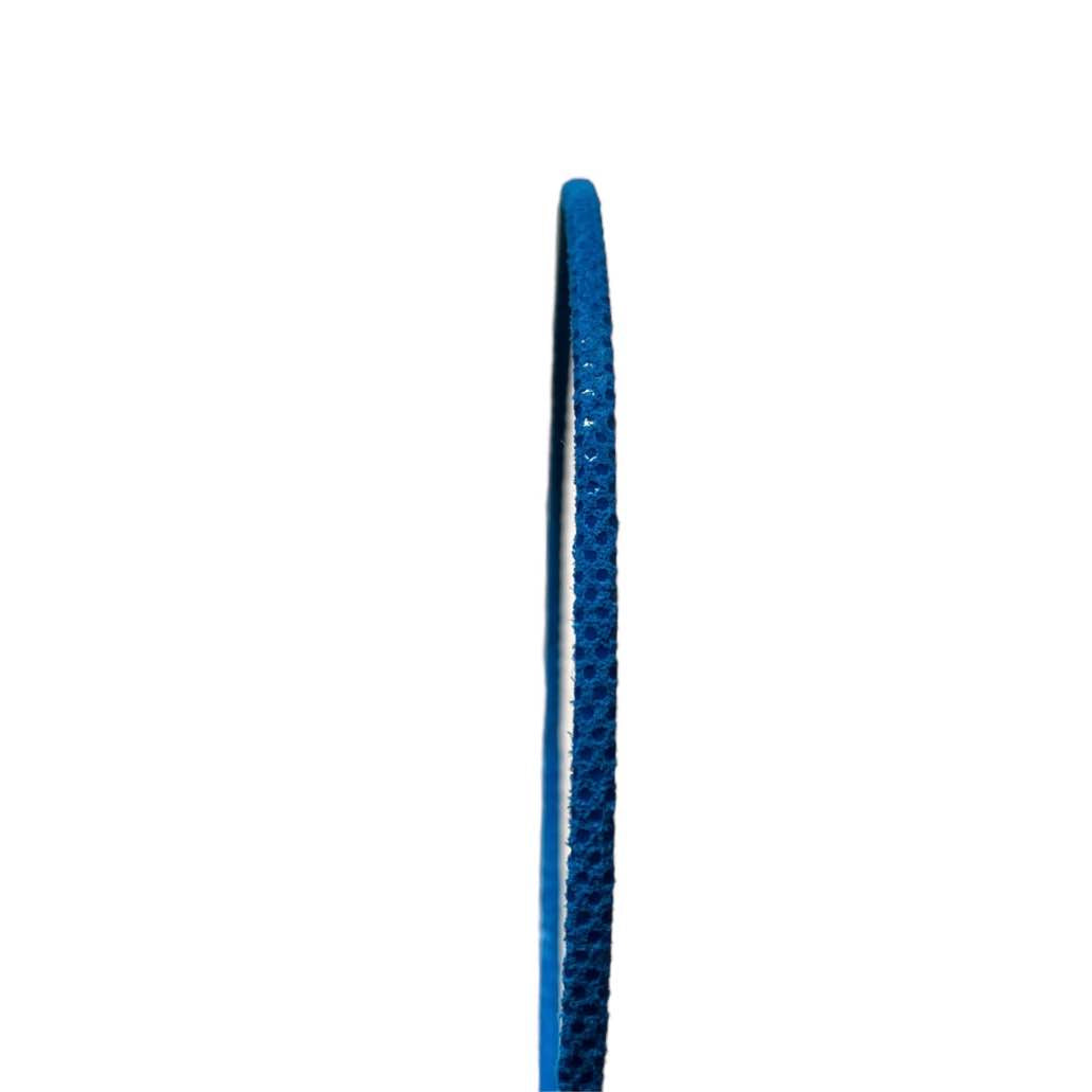 Cerchietto in ecopelle glitterata blu