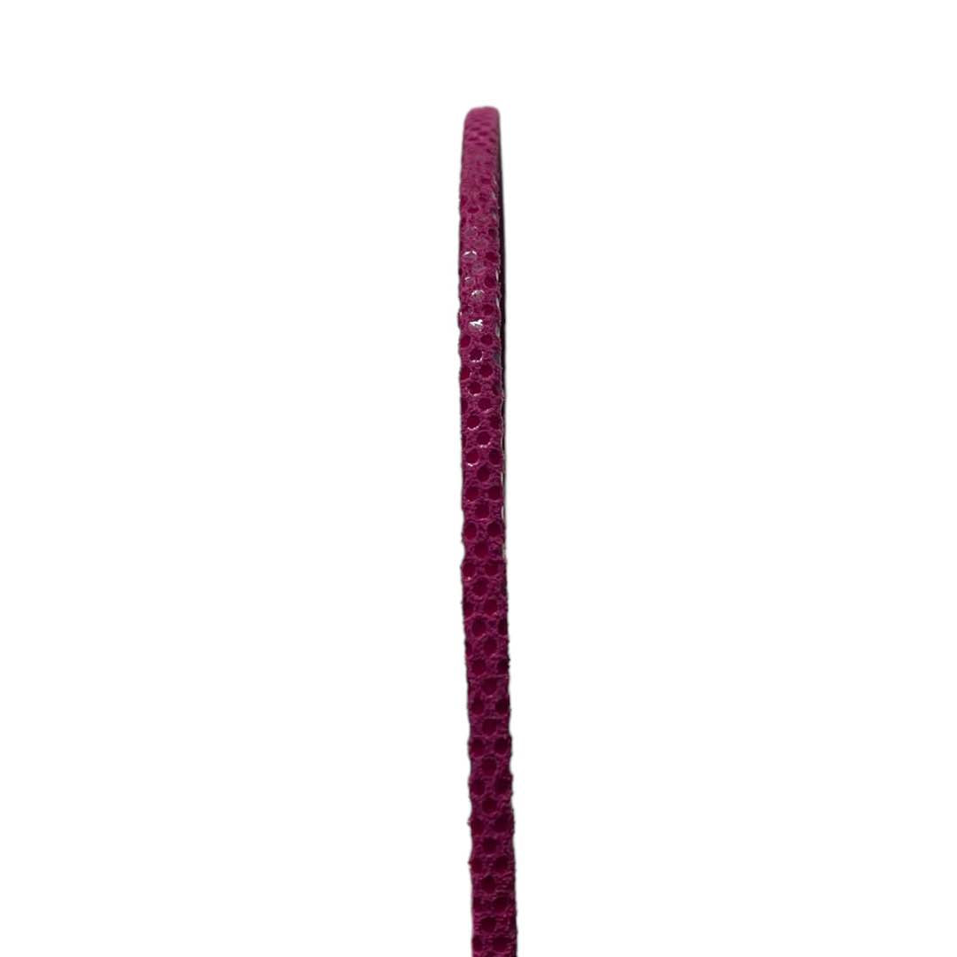 Cerchietto in ecopelle glitterata fuxia