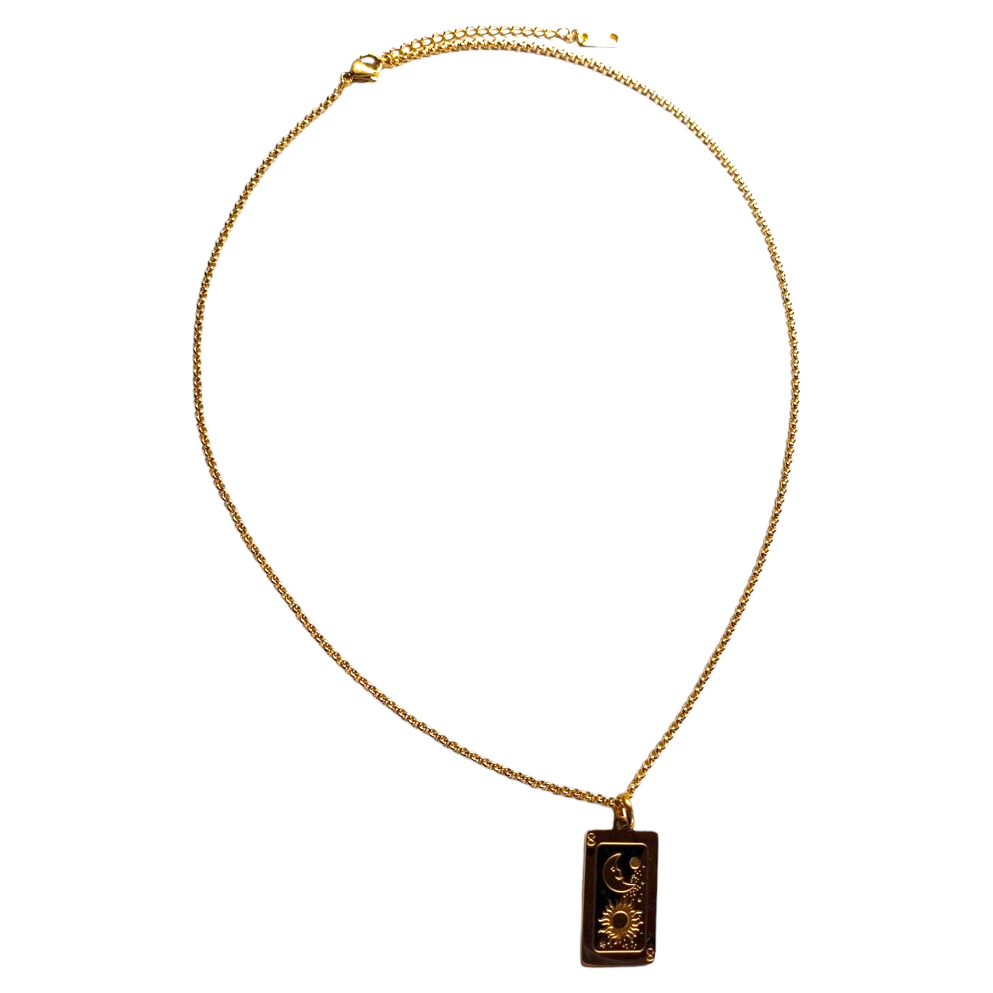 Collana oro Tarocchi Luna Nera