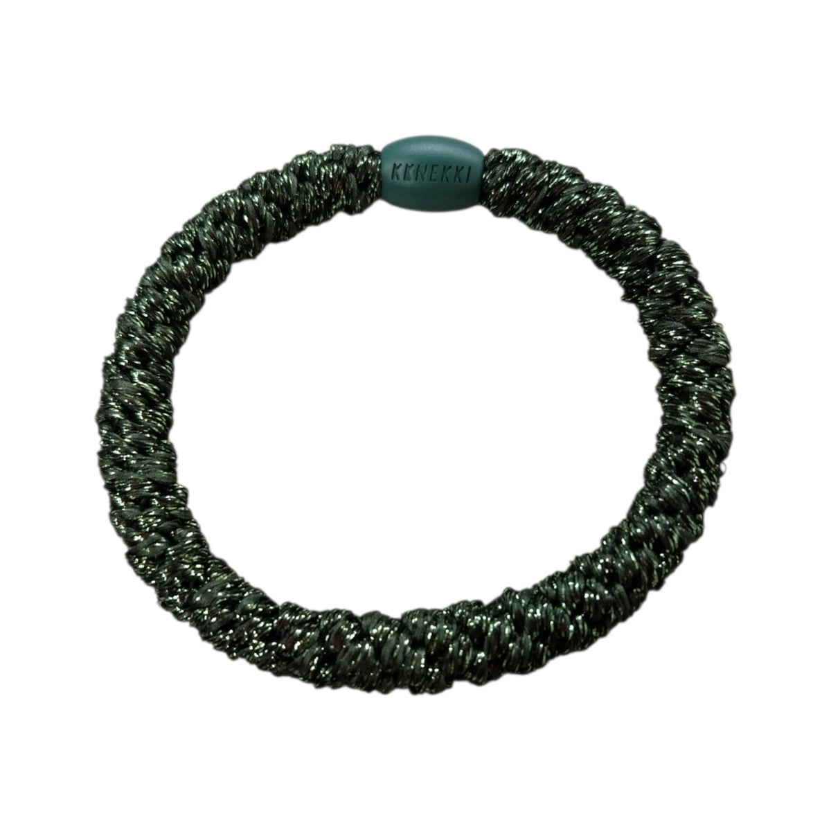 Knekki Elastico per capelli Glitter Dark Green