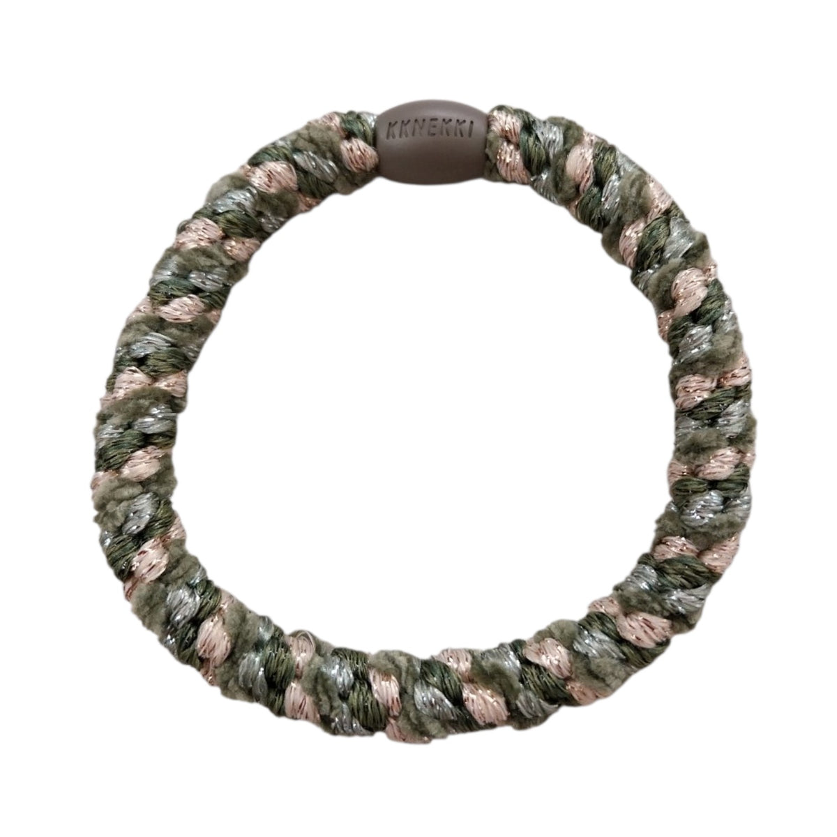 Knekki Elastico per capelli Mix green e beige