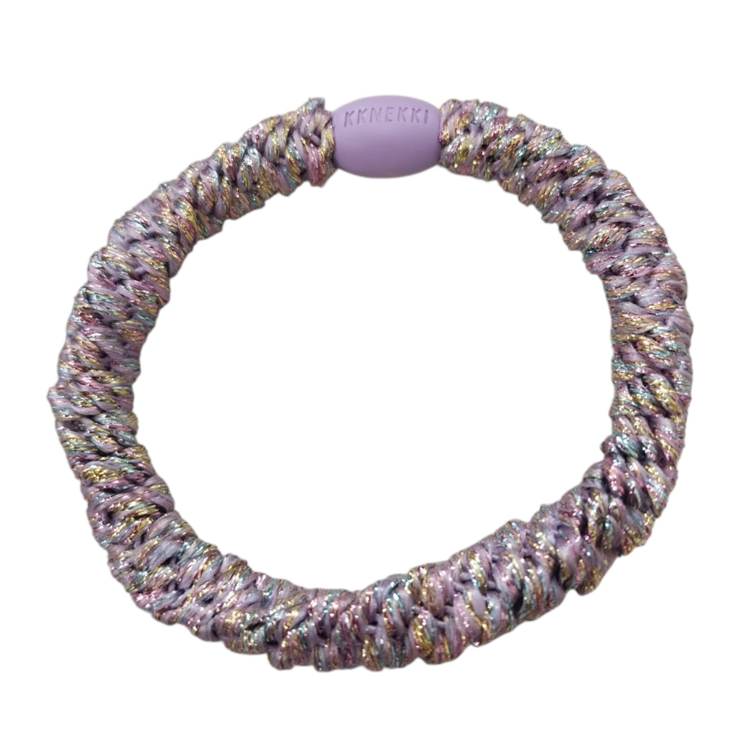 Knekki Elastico per capelli Glitter Mix lilac rainbow
