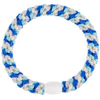 Elastico per capelli Kknekki mix electric blue turquoise glitter