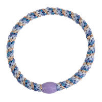 Elastico per capelli Kknekki slim mix purple silver gold