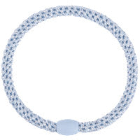 Elastico per capelli Kknekki slim sea blue glitter
