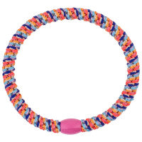 Elastico per capelli Kknekki slim multi orange pink neon