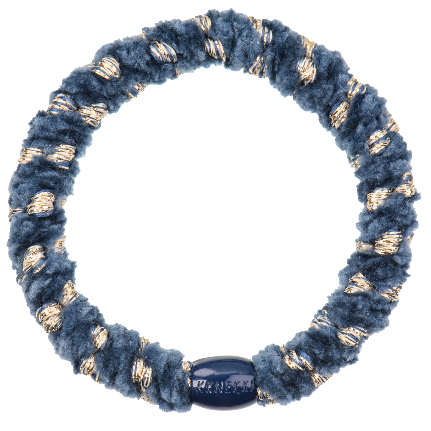 Elastico per capelli Kknekki Velvet Dusty grey blue