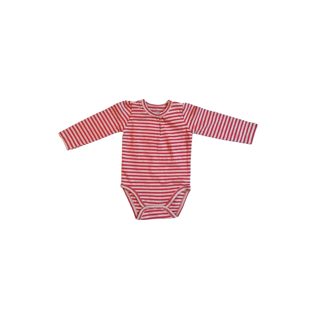 Body natalizio righine rosse