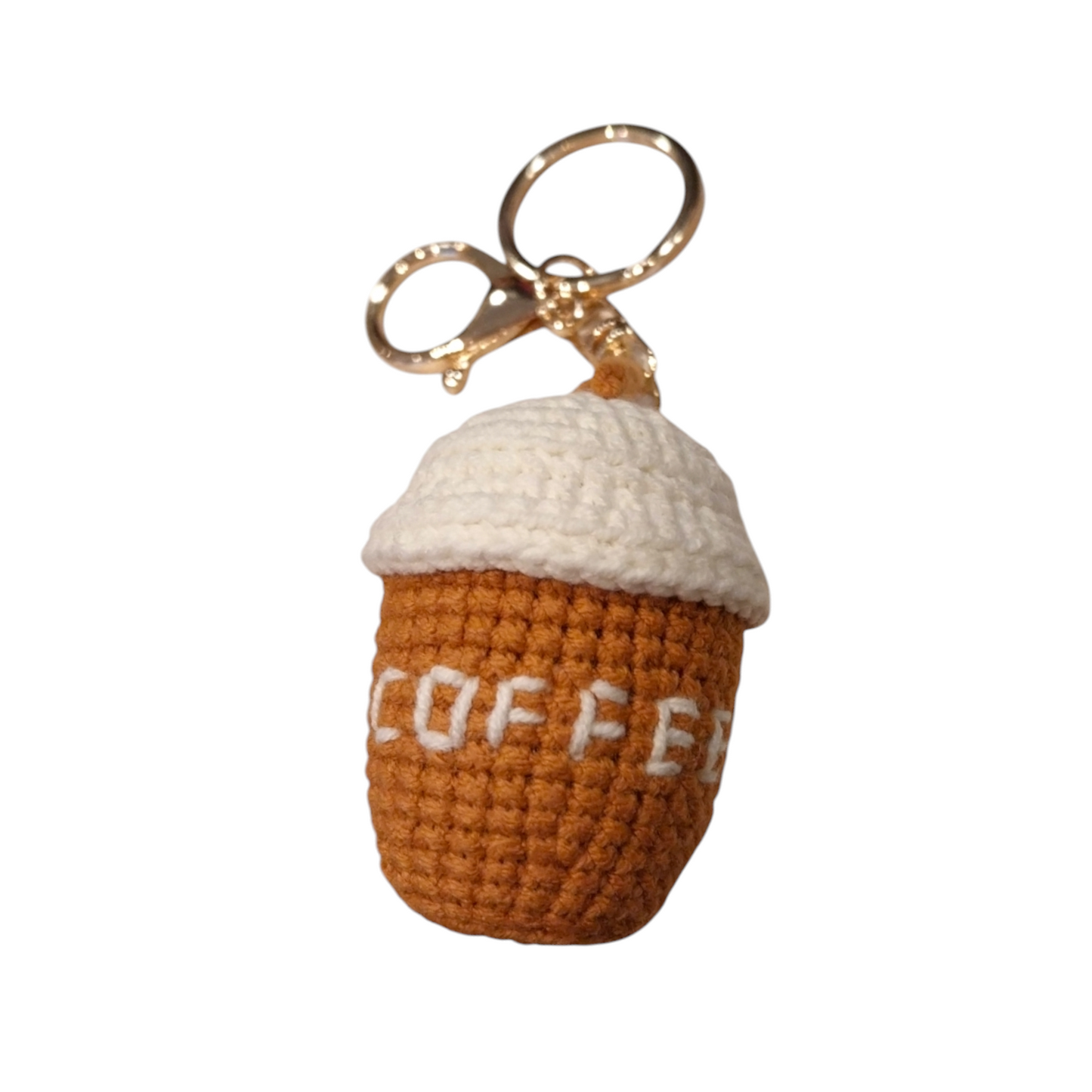 Bag Charm Coffee Cup crochet