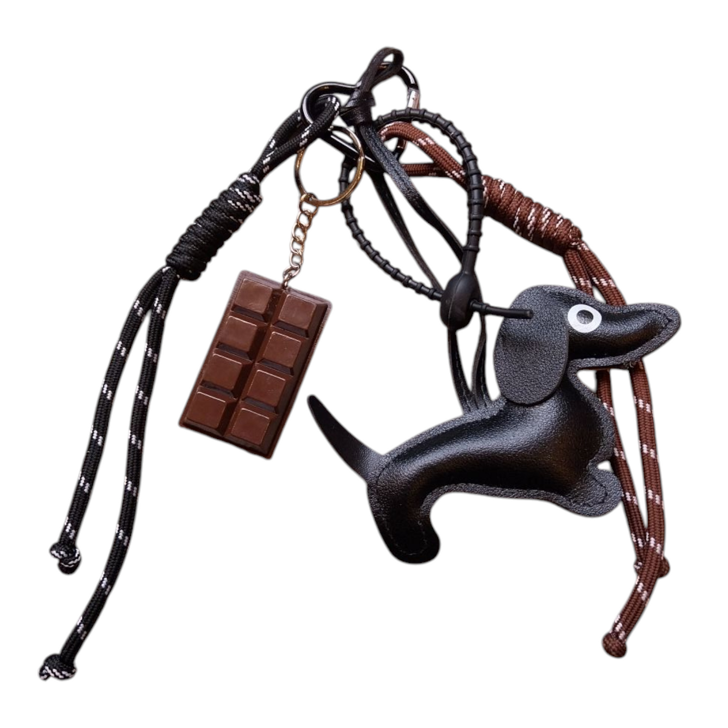 Bag Charm Bassotto e Cioccolata Nero