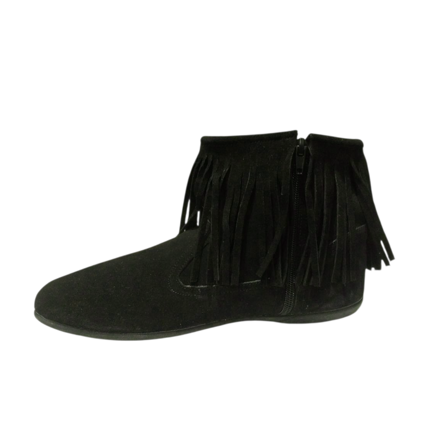 Stivaletto frange nero