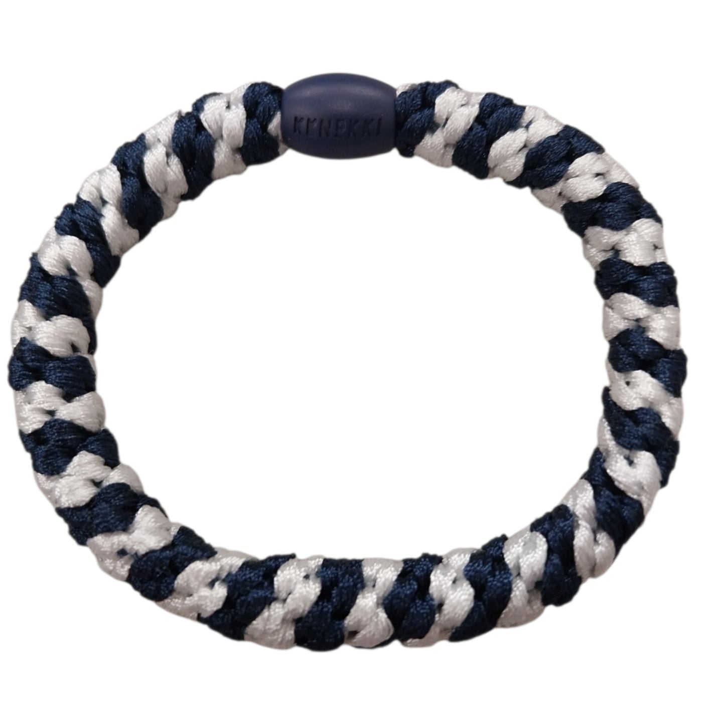 Knekki Elastico per capelli White e blue