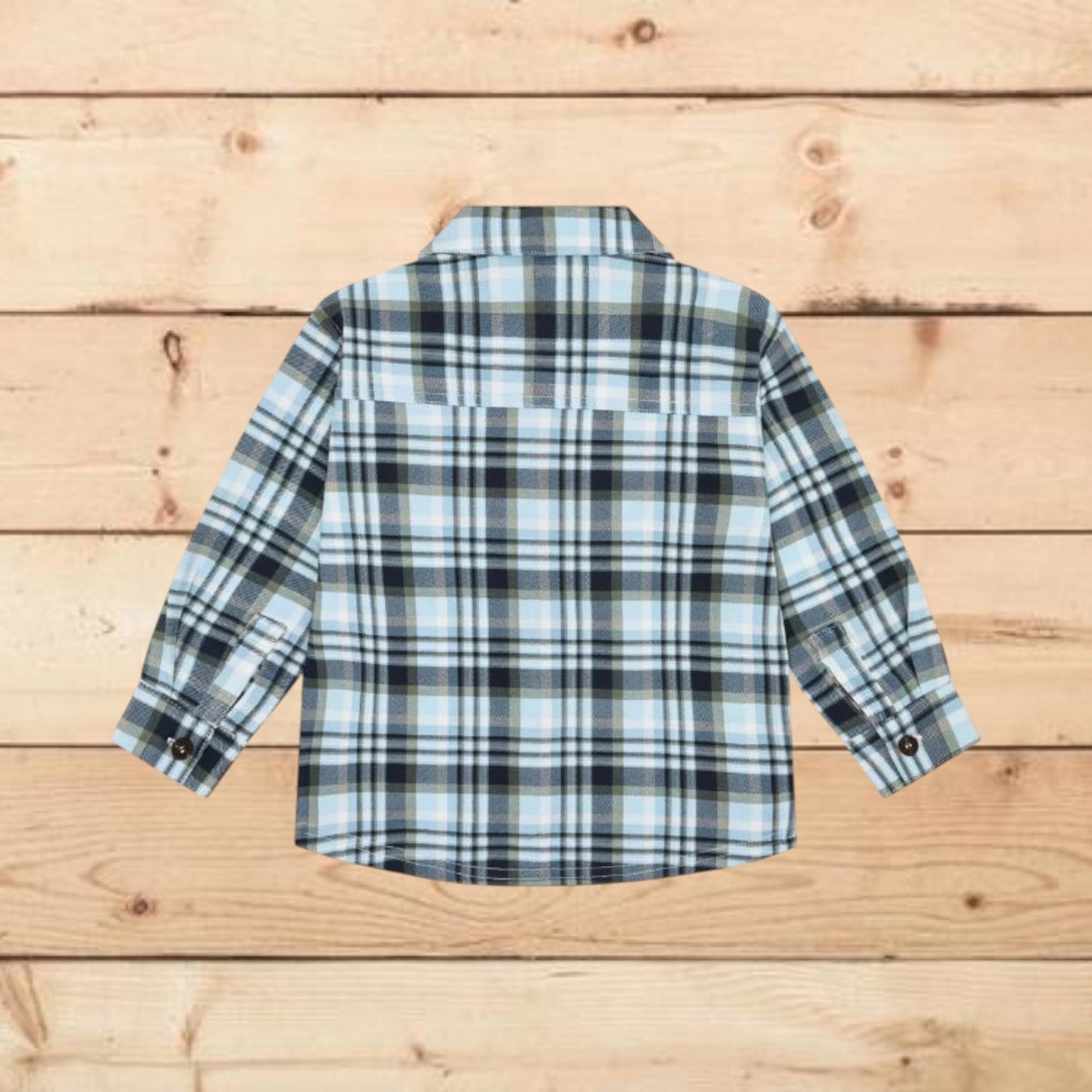 Camicia a quadri blu