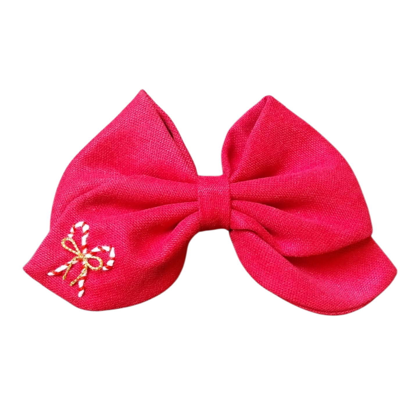 Fiocco per capelli rosso grande Natale fiocco