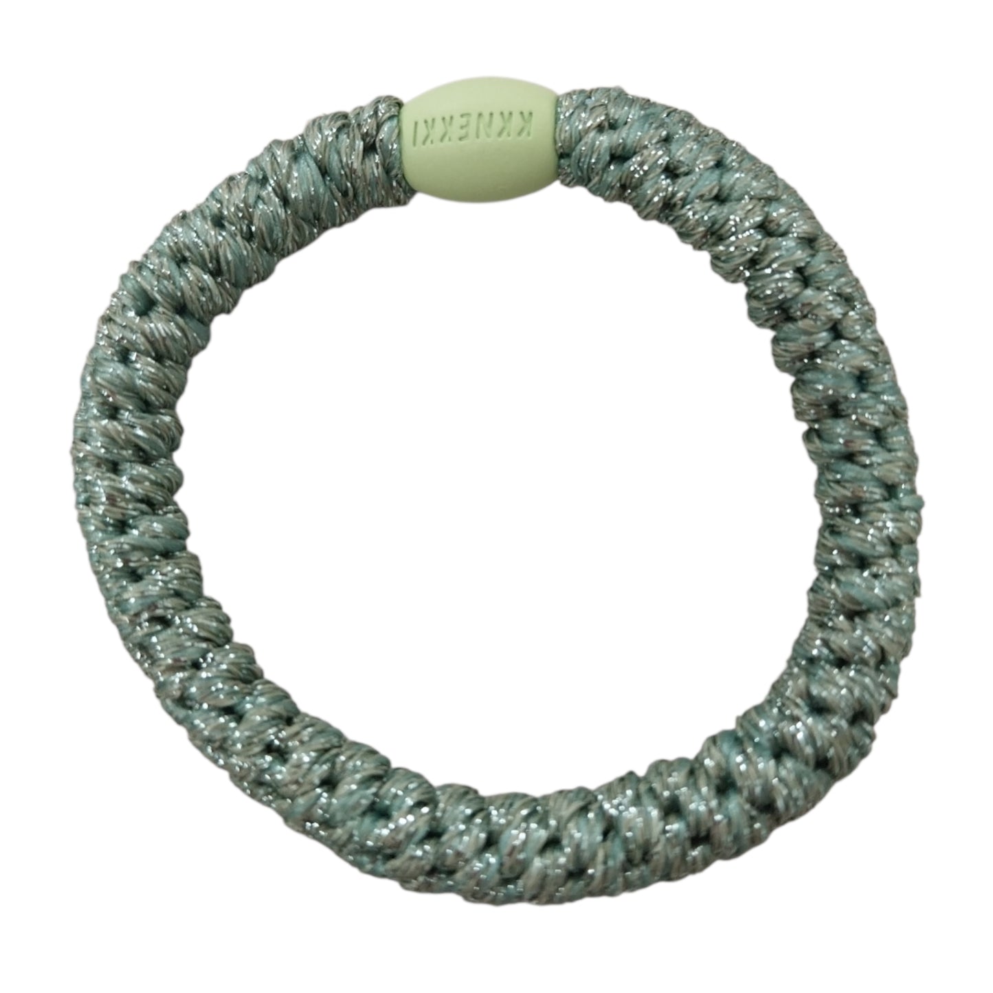 Knekki Elastico per capelli Glitter pistacchio