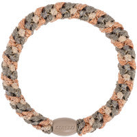 Elastico per capelli Kknekki mix rosegold camo glitter