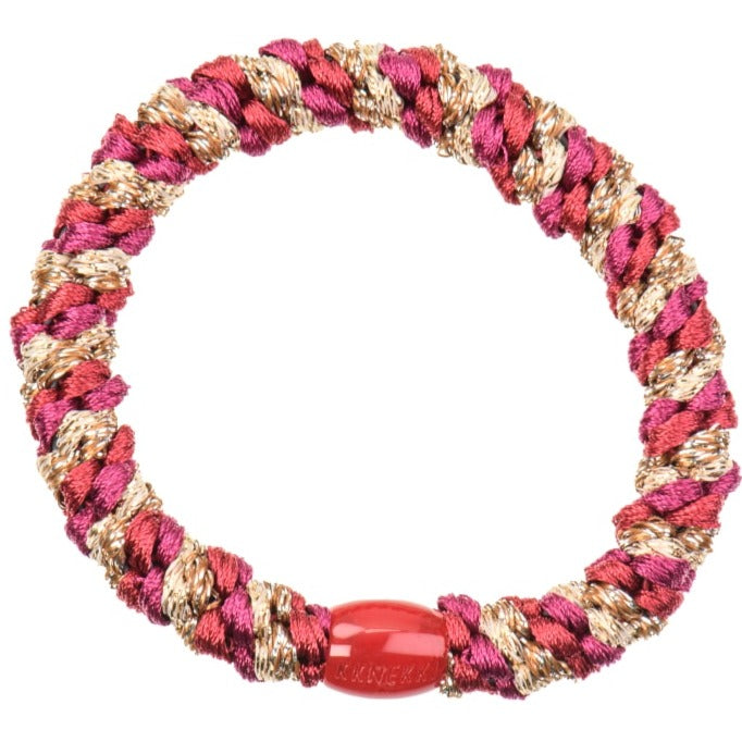 Elastico per capelli Kknekki mulberry gold glitter