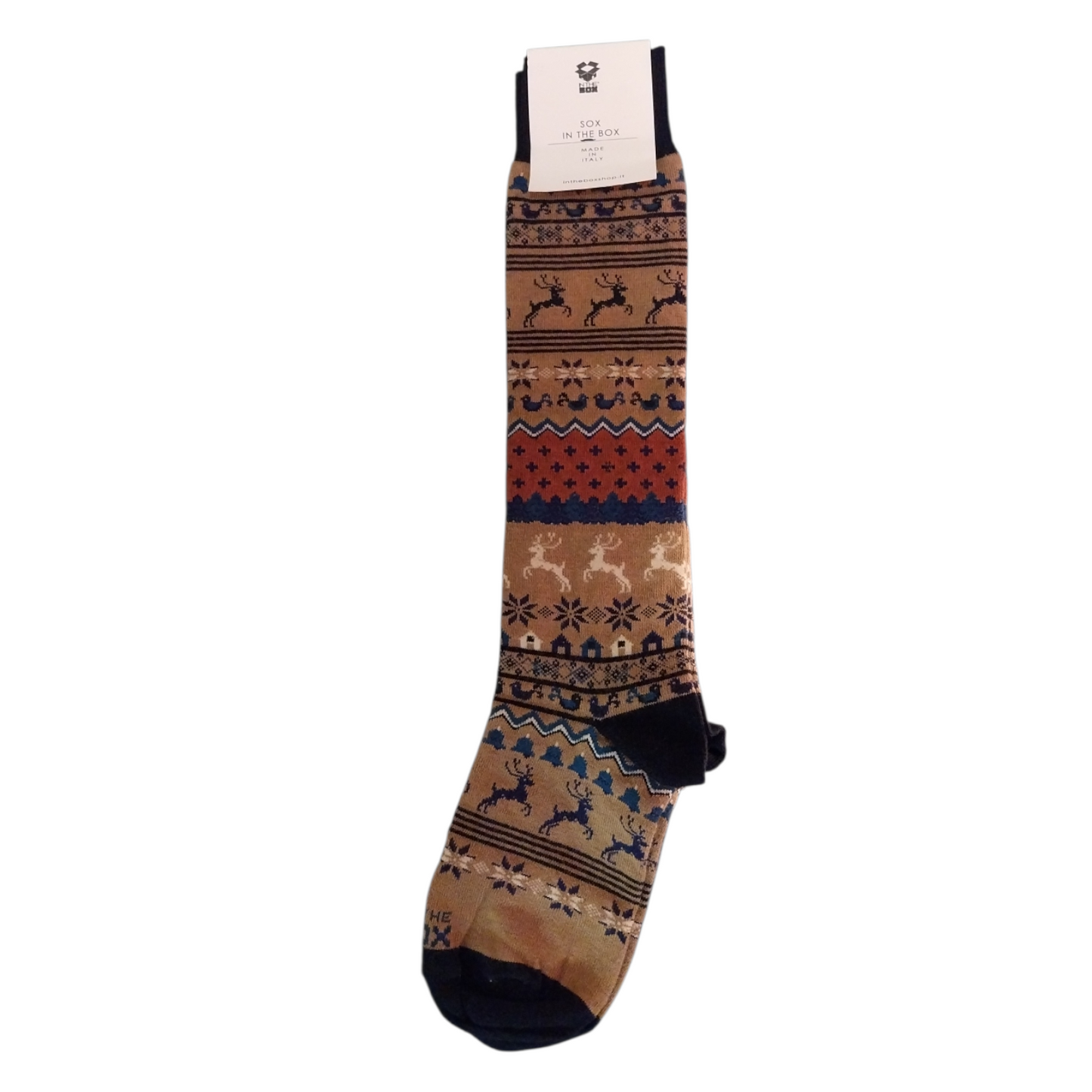 Calze al ginocchio beige Norvegian