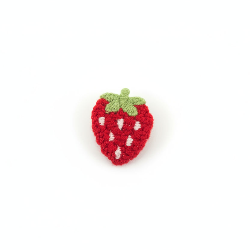 Cerchietto gros grain con fragoline