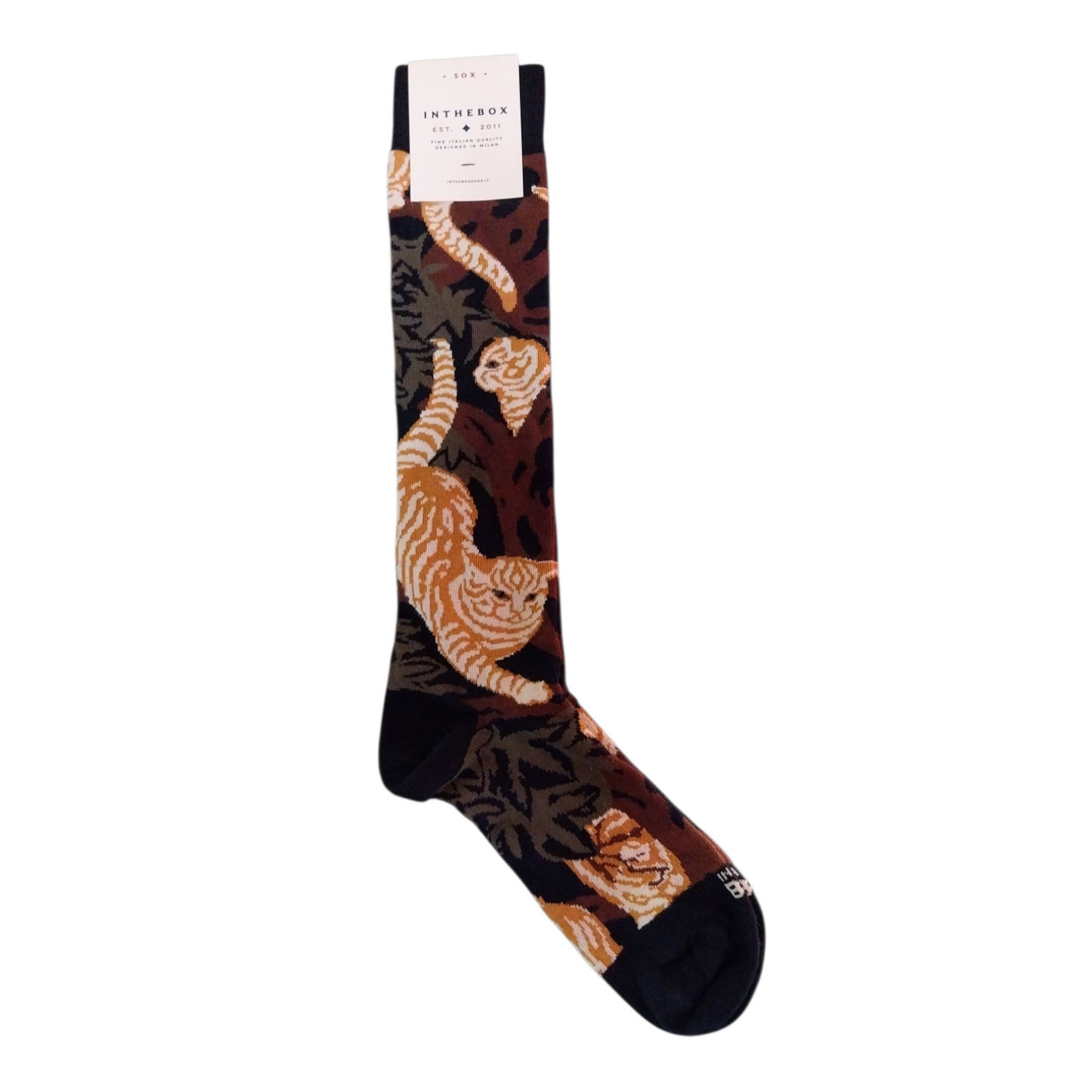Calze al ginocchio Gatto blu