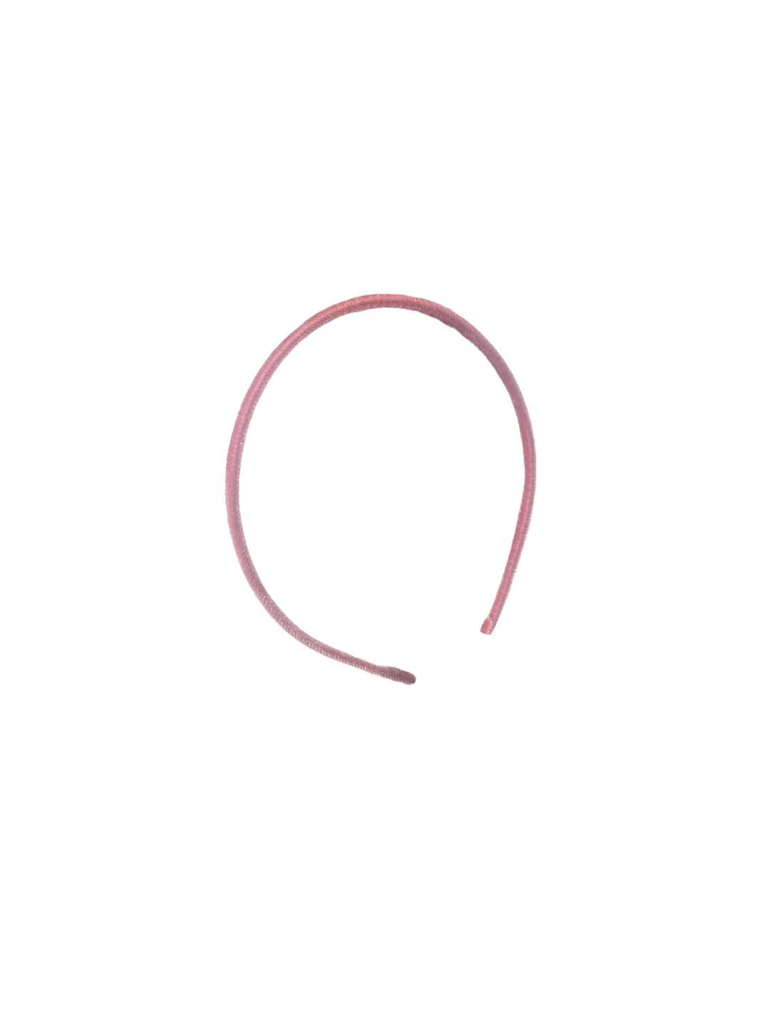 Cerchietto in velluto rosa