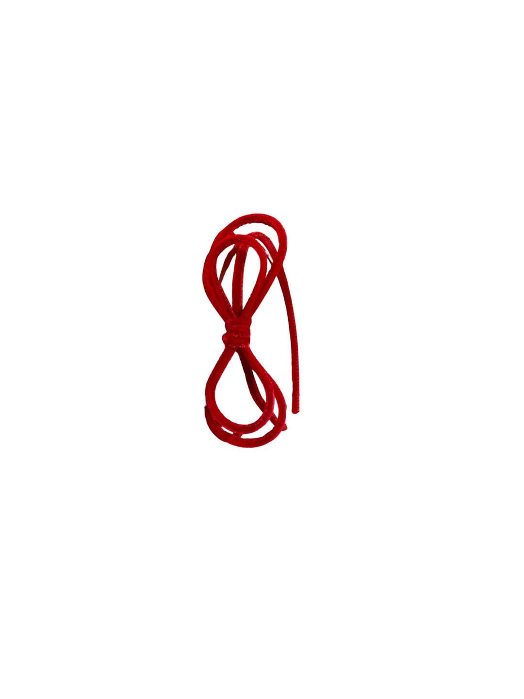 Cerchietto in velluto con fiocco rosso