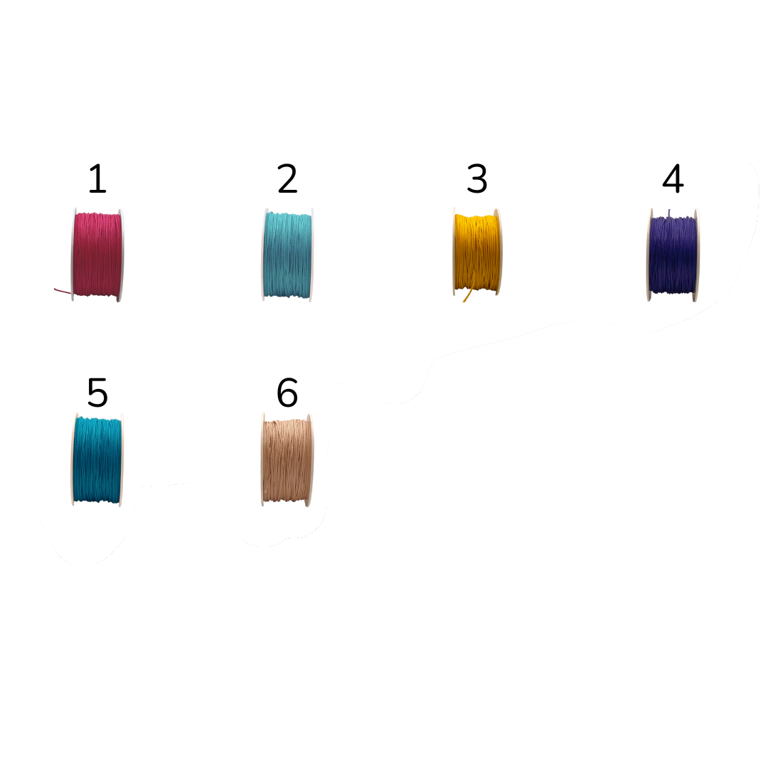 Bracciale cordino giallo+ lettera iniziale argento