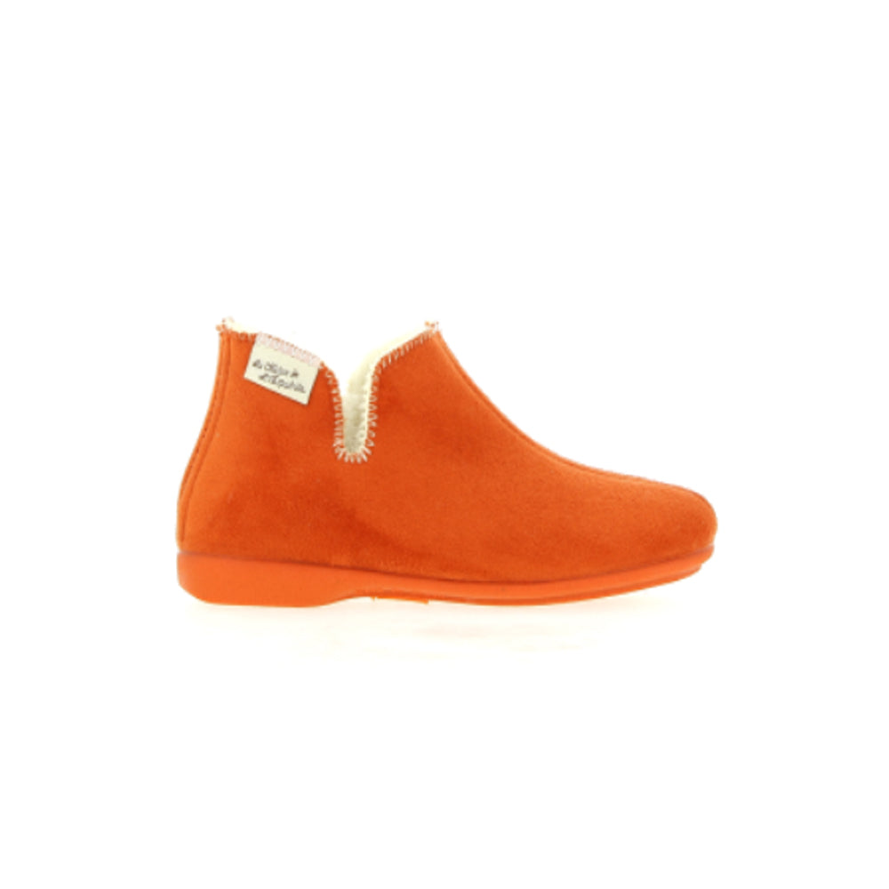 Stivaletti alcantara lana vergine arancio kids