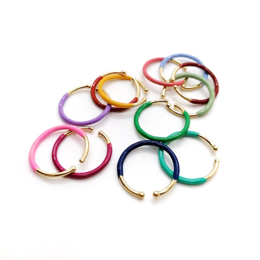 Fedine smaltate multicolor