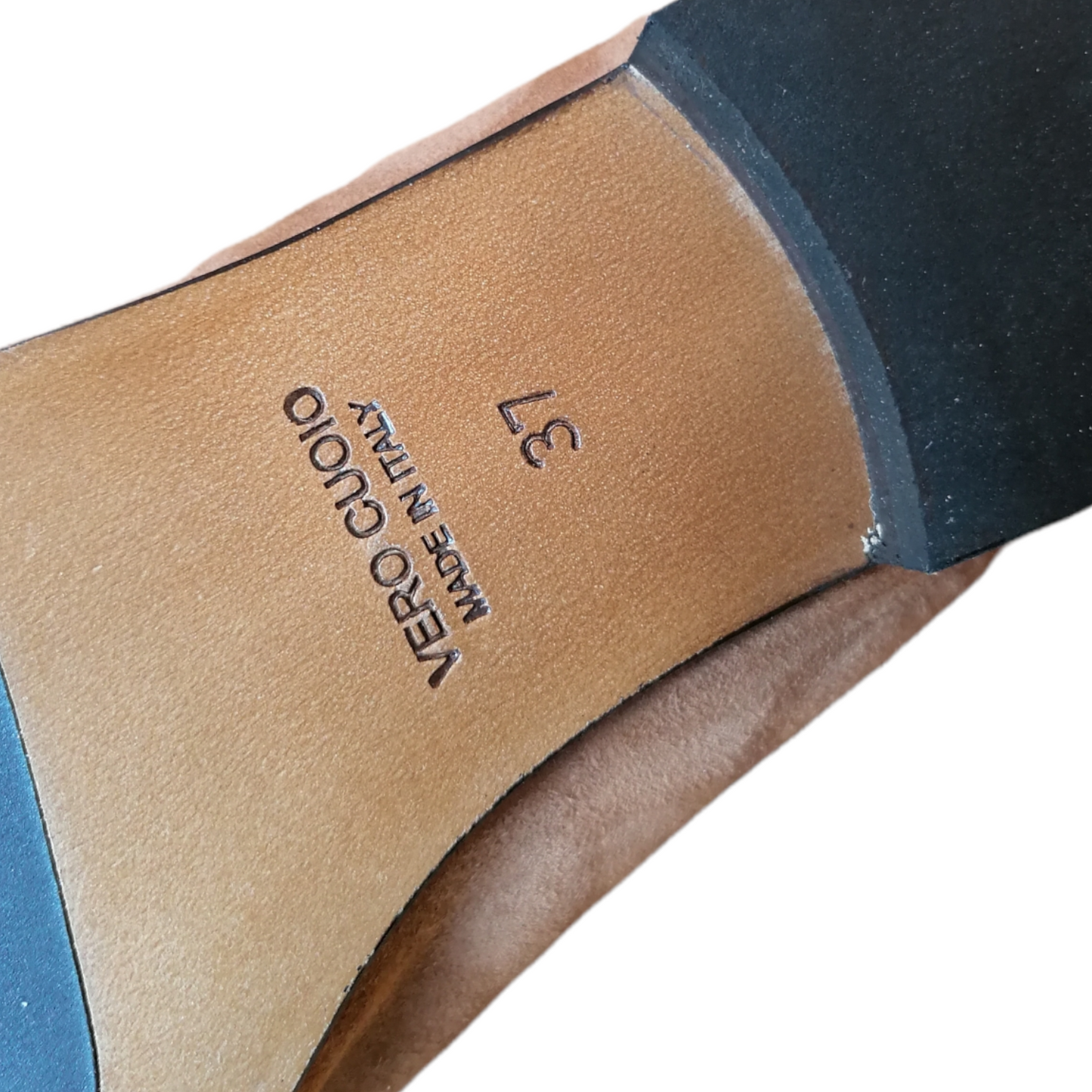 Mocassini scamosciati blu notte