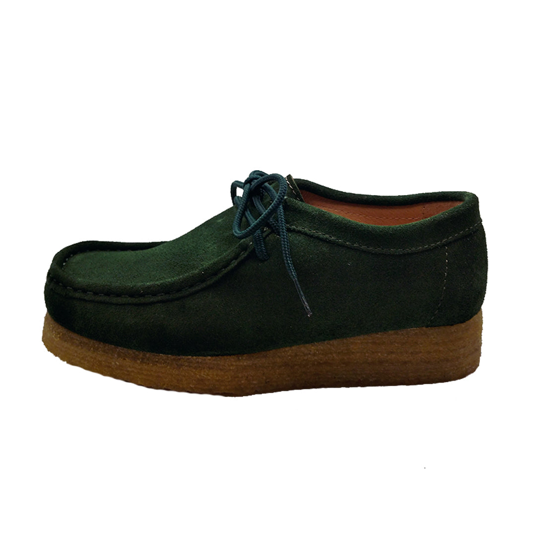 Polacchino scamosciato verdone