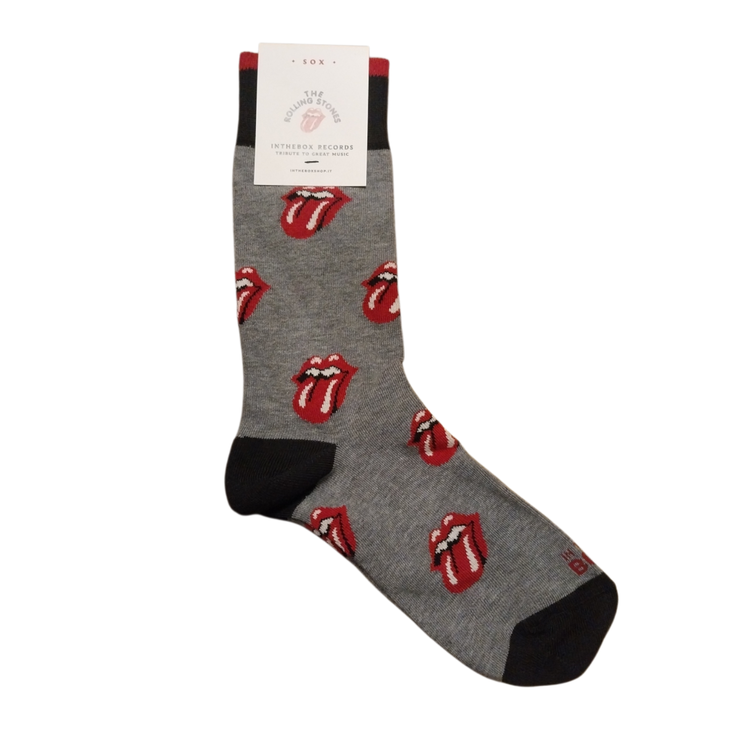 Calze in the box corte Rolling Stones grigio