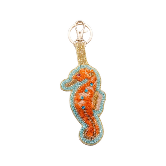 Bag Charm ricamato Cavalluccio Marino