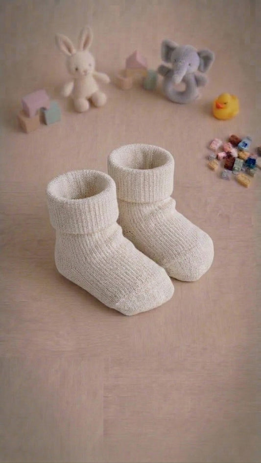 Calze corte baby bianco
