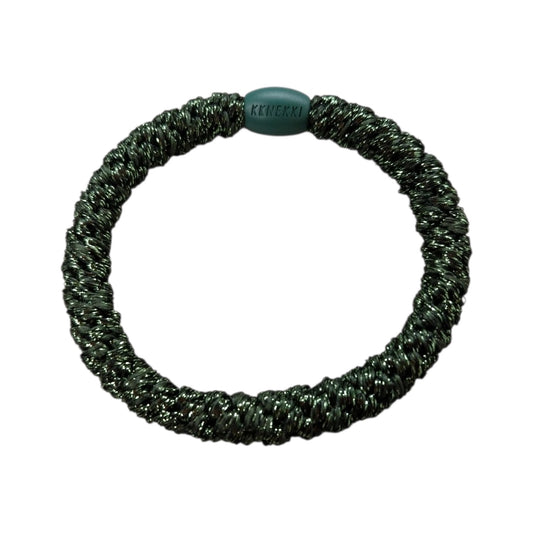 Knekki Elastico per capelli Glitter Dark Green
