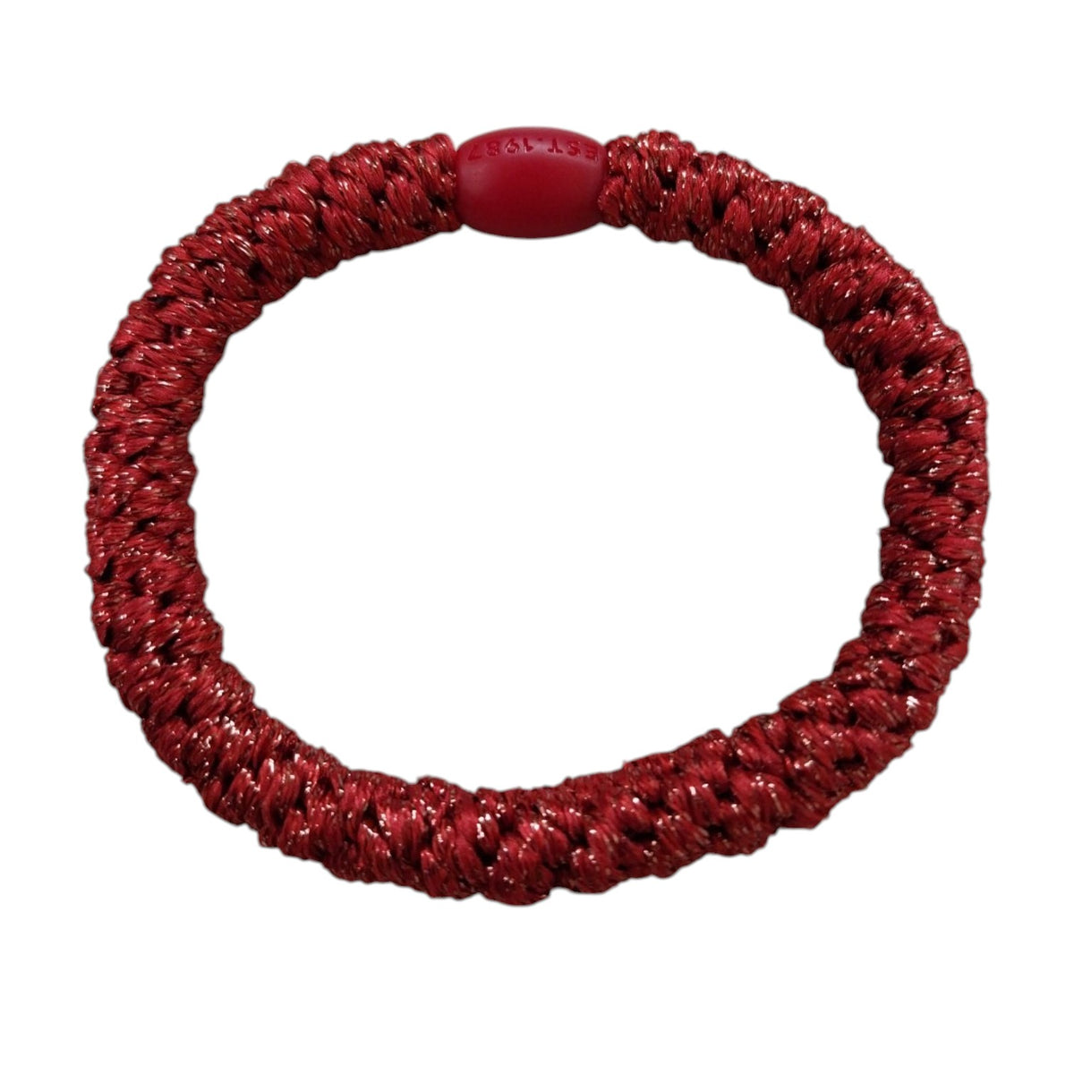 Knekki Elastico per capelli Glitter Dark Red