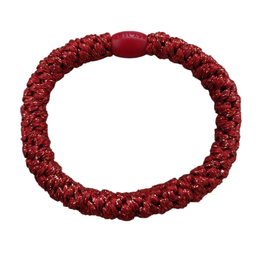 Knekki Elastico per capelli Glitter Dark Red