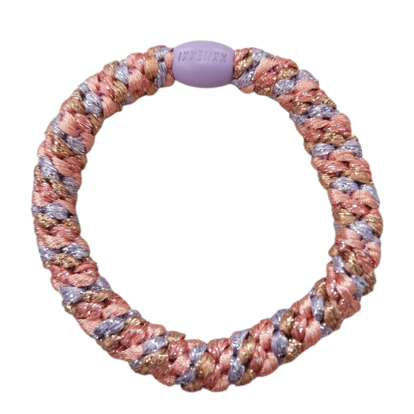Knekki Elastico per capelli Glitter Lilac e pink