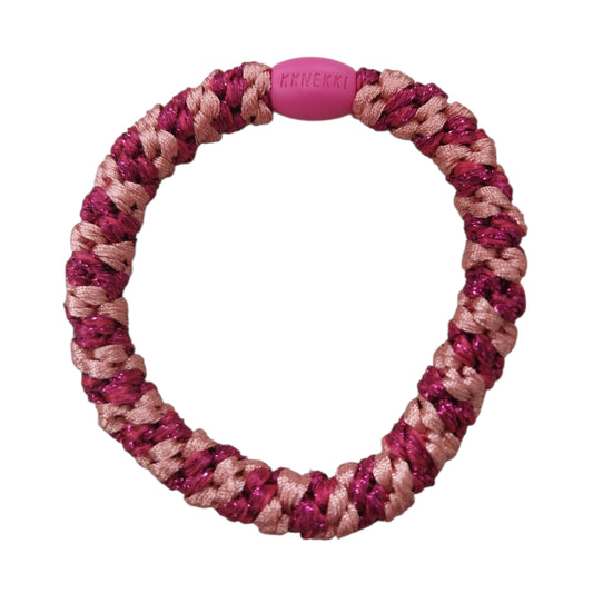 Knekki Elastico per capelli Glitter Fuxia e pink