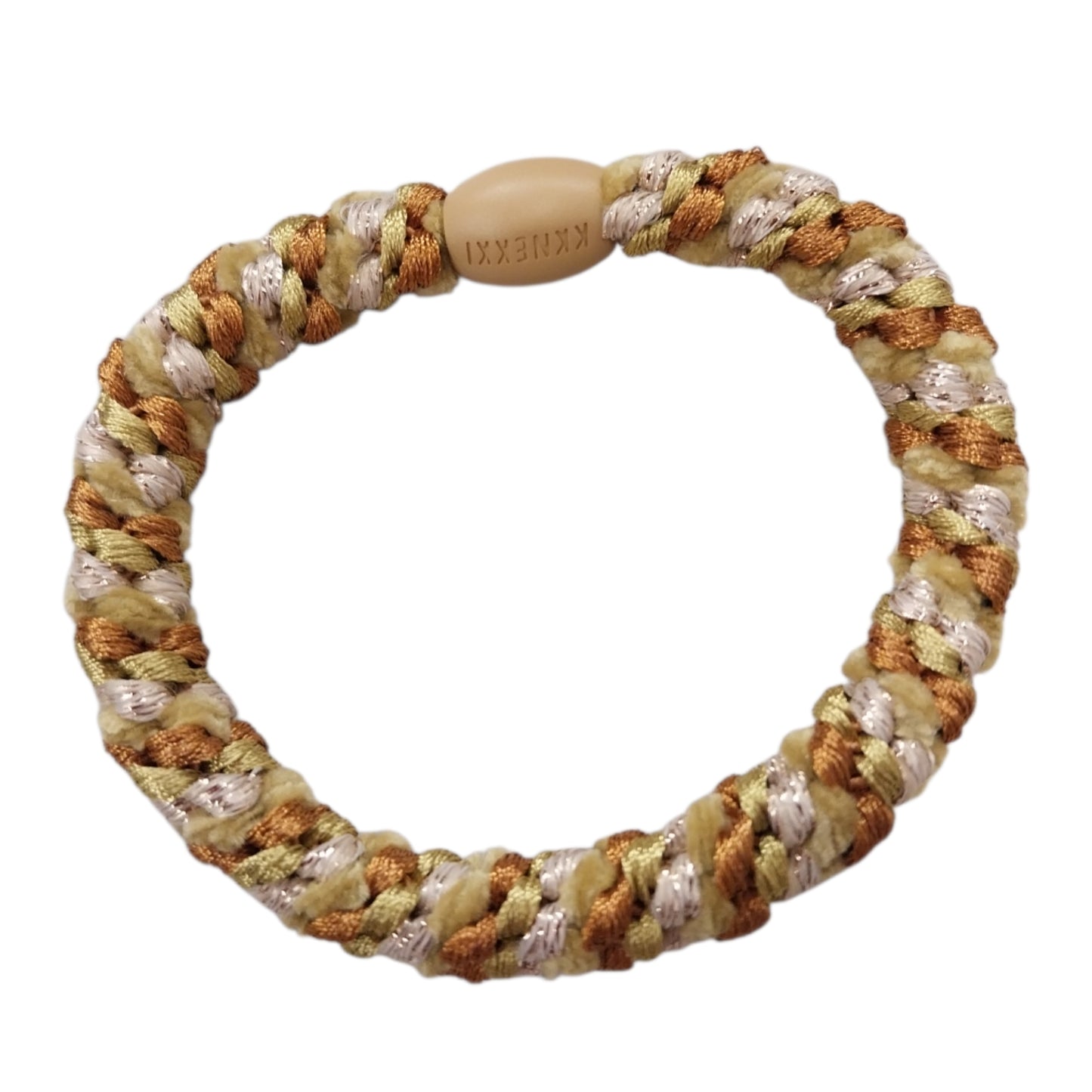 Knekki Elastico per capelli Glitter Gold e mustard
