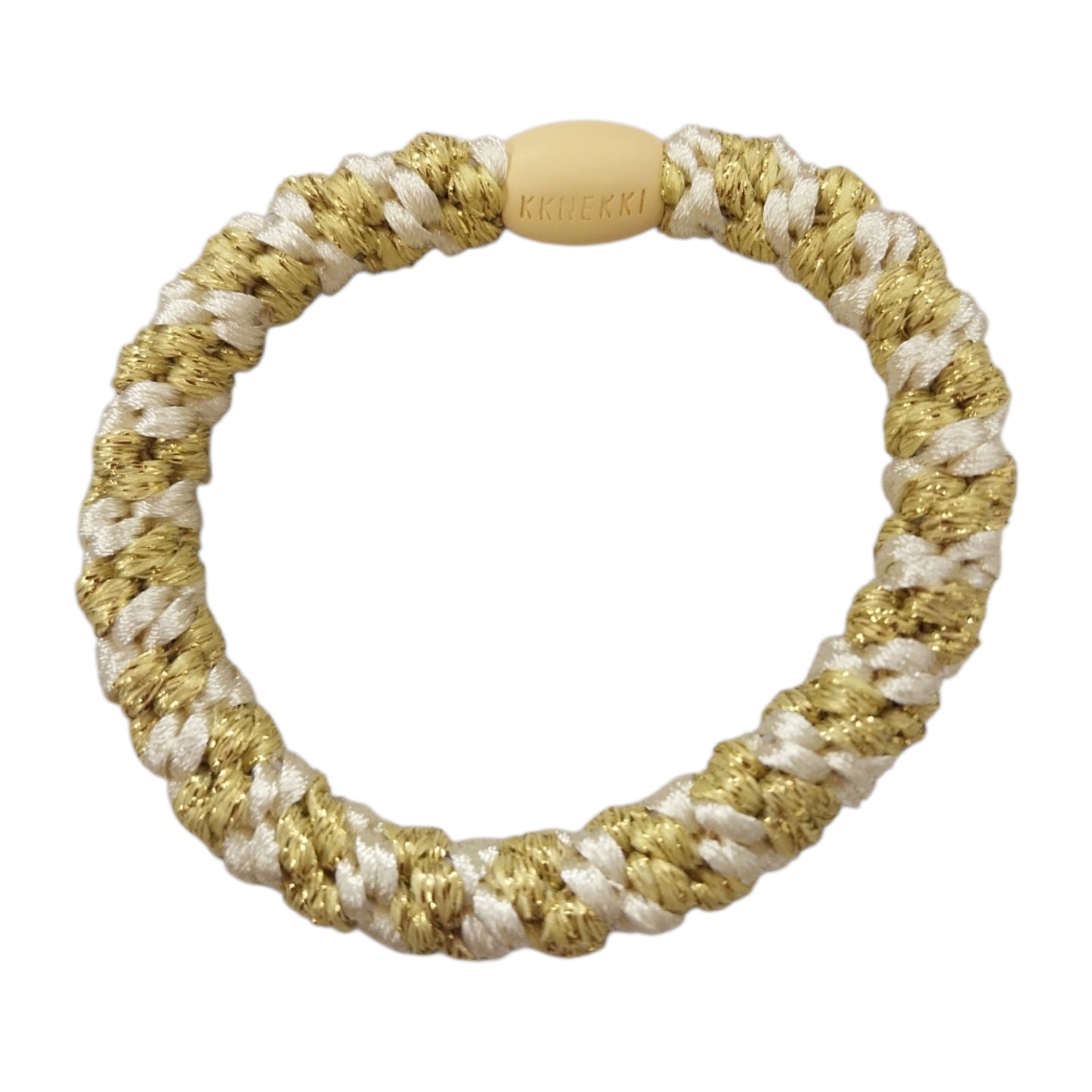 Knekki Elastico per capelli Glitter yellow and gold