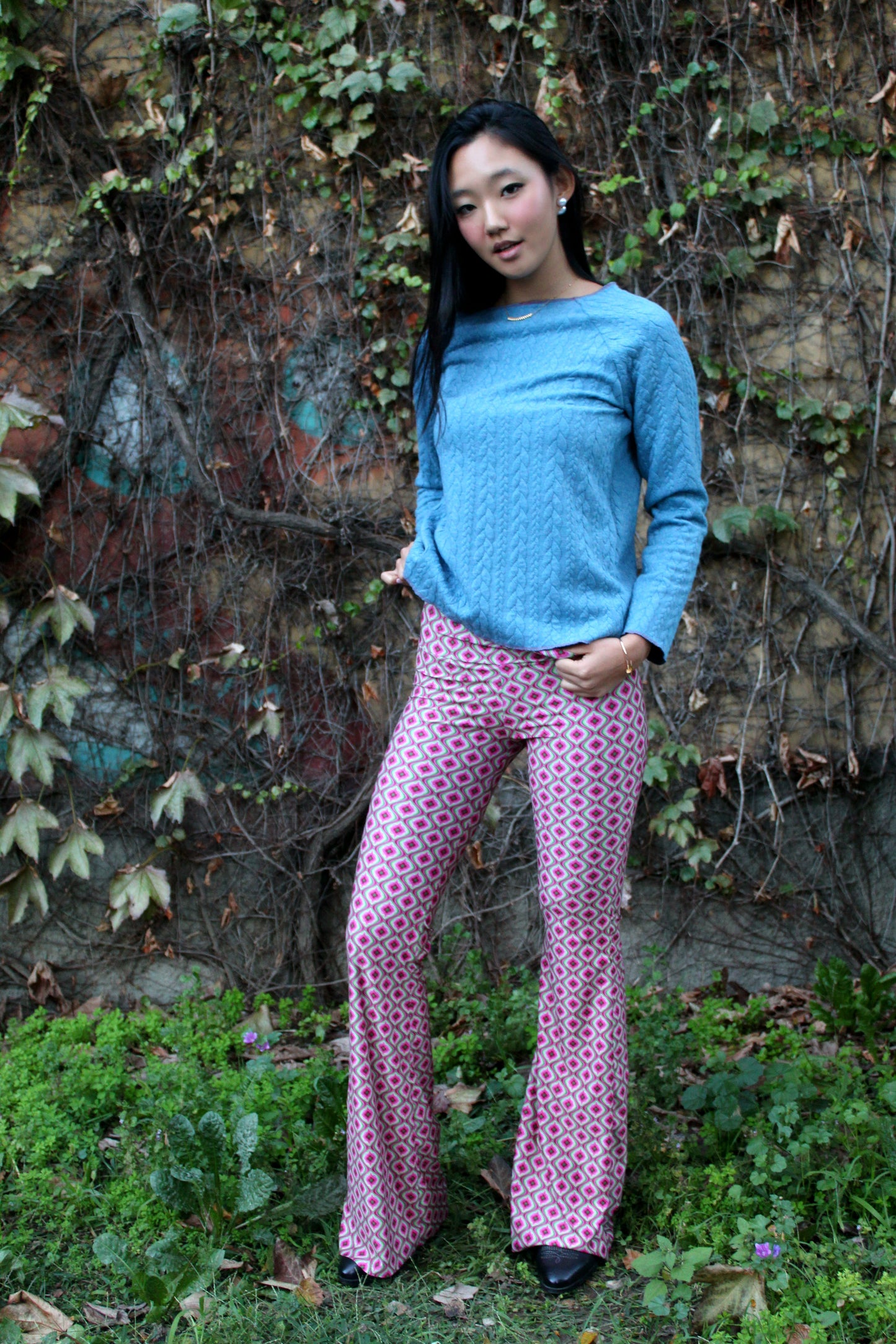 Pantazampa elasticizzato peso leggero fantasia Double 4