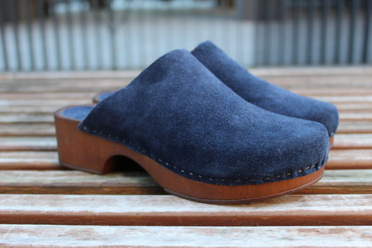 Sabot scamosciati blu