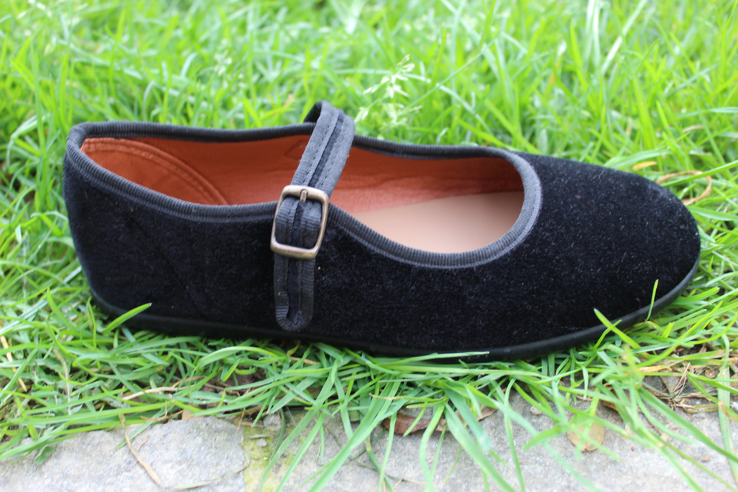 Ballerine in velluto nero