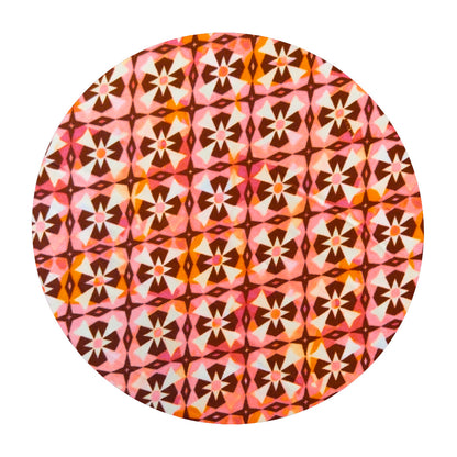 Pantazampa elasticizzato peso leggero optical fiore rosa