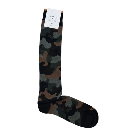 Calze in the box lunghe camu verde militare
